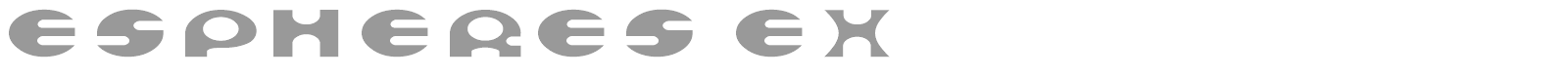 Espheres Ex font preview